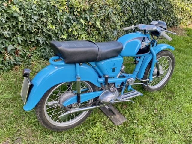 Aermacchi 125 U/N de 1954 – Prototipo, Rara Ligera Italiana, Estado Casi Perfecto